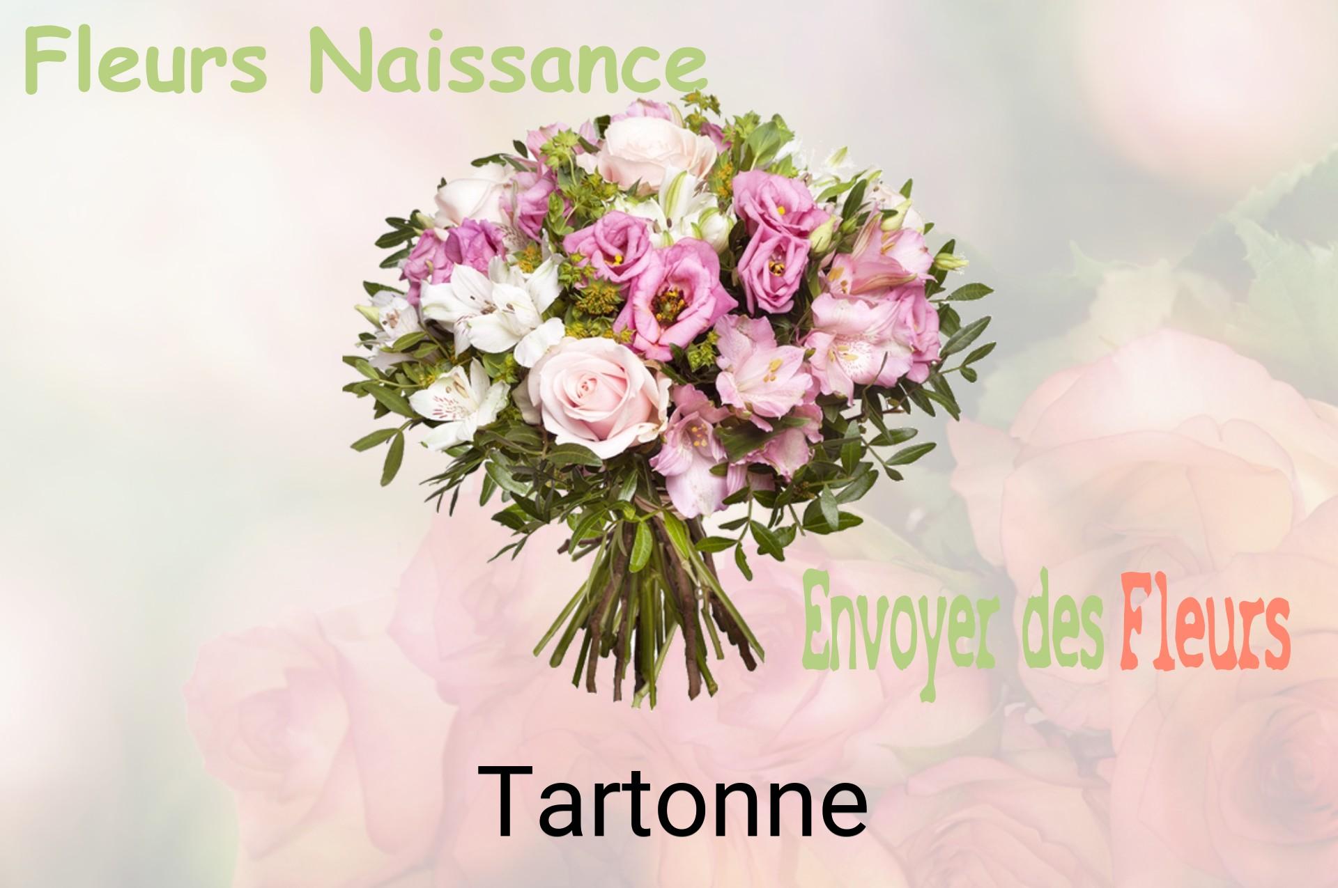 Bouquet de fleurs de naissance livré à Tartonne